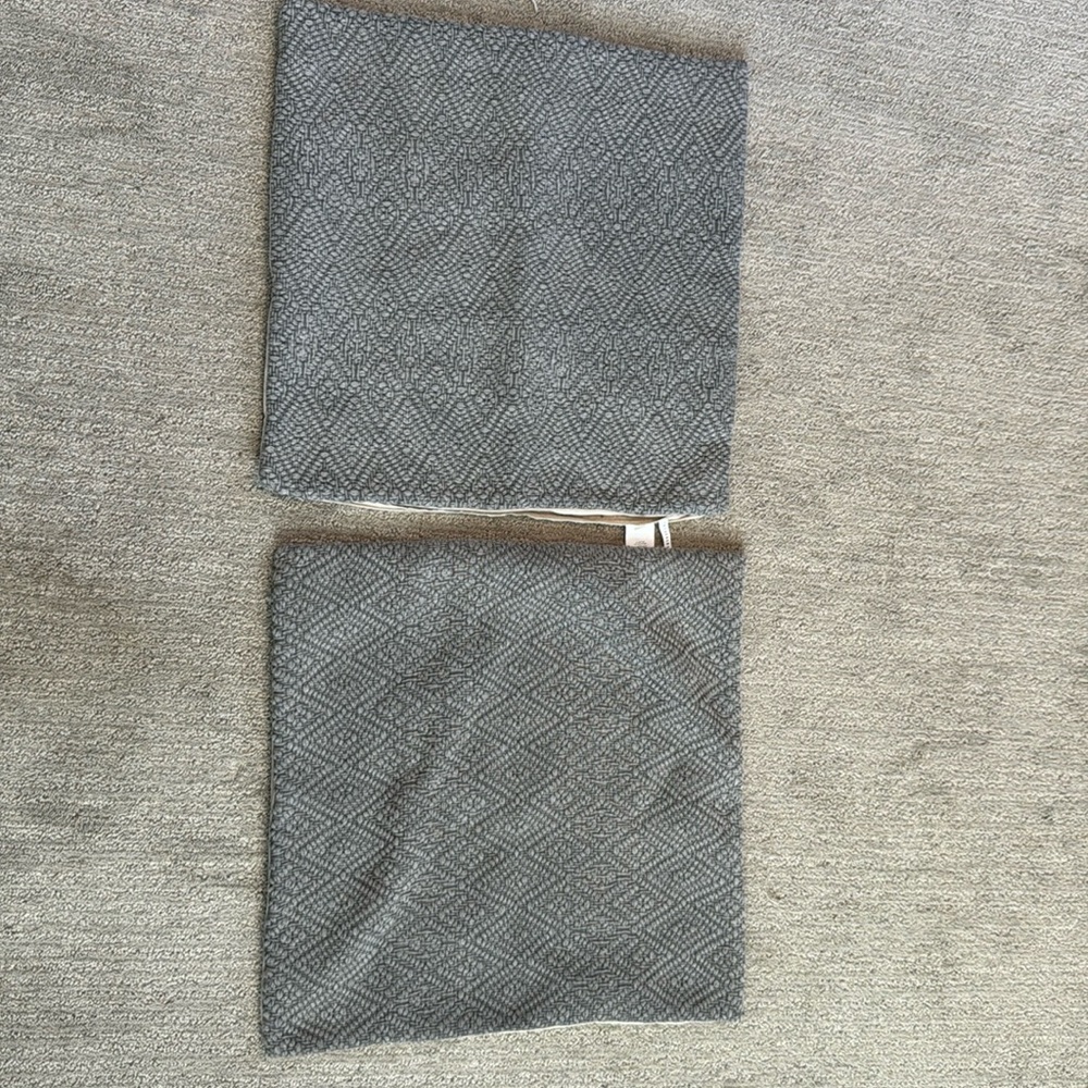 Great condition 20” Pottery Barn pillow covers